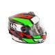 Helmet -Pl -M61, red, white, black, green, Full Face, model 5427