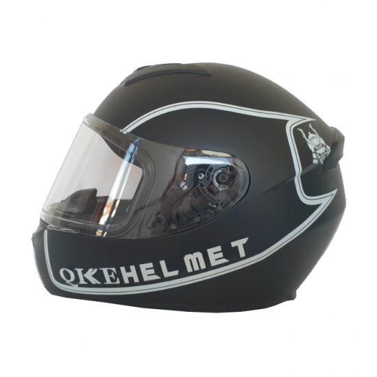 Helmet -qke- black, white, 999