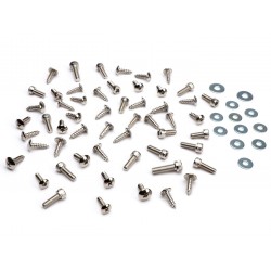 Sada šroubů pro spoilery -BGM STYLE- Yamaha Aerox (YQ50/L, 2-takt), MBK Nitro (YQ50/L, 2-takt) - chrom