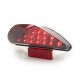 Taillight -BGM STYLE- dark glass 15 LED with indicators- MBK Nitro, Yamaha Aerox