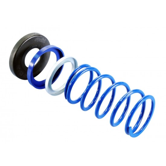 Central spring -POLINI- with sliders for Yamaha T-MAX 500-560cc, blue +34 percent 94Kg