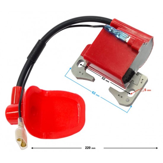 Ignition coil -MORETTI- POCKET BIKE POCKET BIKE, red, Tuning