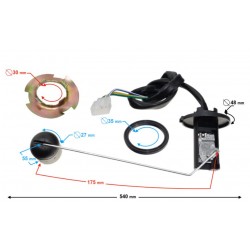 Hladinoměr -MORETTI- GY6 (4-taktní) 50 ccm (139QMA/B) B-Max (E4)