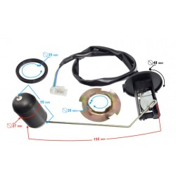 Hladinoměr -MORETTI- GY6 (4-taktní) 50 ccm (139QMA/B) Falcon 125 2