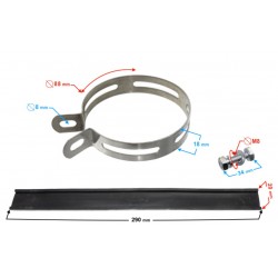 Svorka výfuku -MORETTI- 88mm