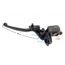 Brzdová pumpa -MORETTI- levé, pro ATV, s ruční brzdou, kód 5622