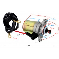 Startér -MORETTI- GY6 50-90, 9 zubů