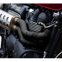 Termo izolační Řemenka na výfuky -MORETTI- 5m x 52mm, černá