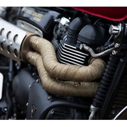 Tepelná výfuková Řemenka -MORETTI- 5m x 52mm, barva titan