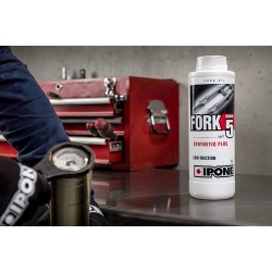 Olej -IPONE- VIDLICE 5W, polosyntetický, 1L, do tlumičů a vidlic