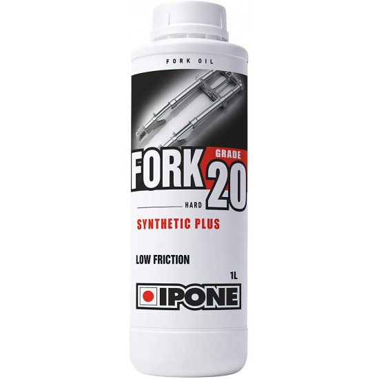 Oil -IPONE- FORK 20W, semi-synthetic, 1L, for shock absorbers and forks