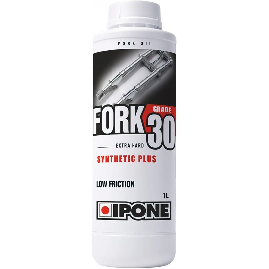 Oil -IPONE- FORK 30W, semi-synthetic, 1L, for shock absorbers and forks