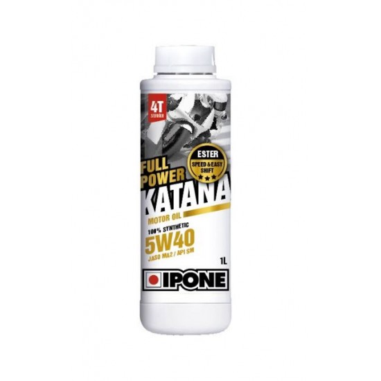 Olej -IPONE- FULL POWER KATANA plně syntetický 4T 5W40 1L