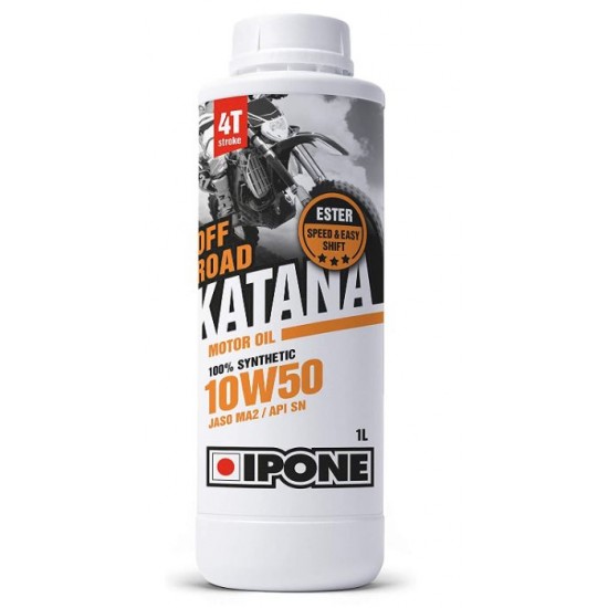 Oil -IPONE- OFF ROAD KATANA full-synthetics 4T 10W50 1L
