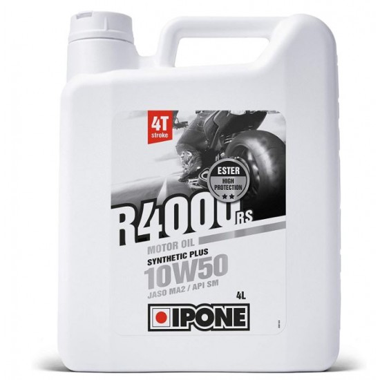 Olej -IPONE- R4000RS polosyntetický 4T 10W50 4L