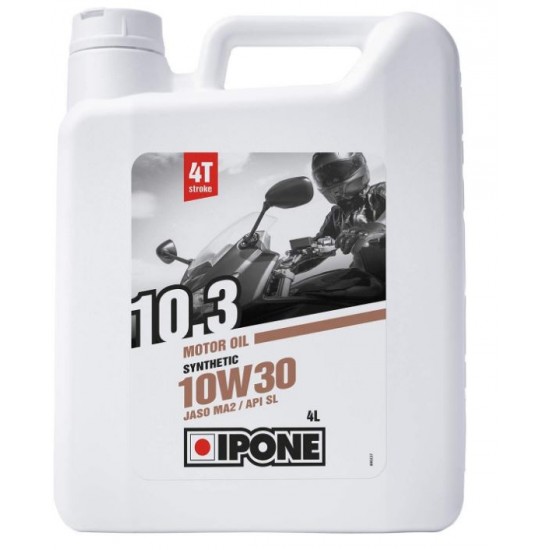 Olej -IPONE- 10.3 polosyntetický 4T 10W30 4L