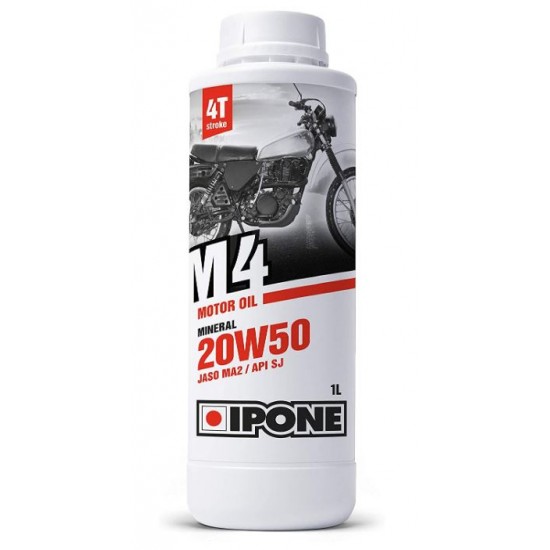 Oil -IPONE- M4 mineral 4T 20W50 1L