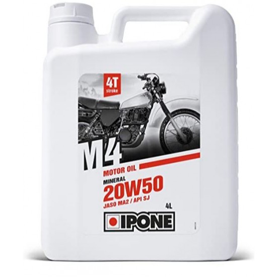Olej -IPONE- M4 minerální 4T 20W50 4L