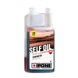Olej -IPONE- SELF OIL polosyntetický, s jahodovým aroma 2T 1L