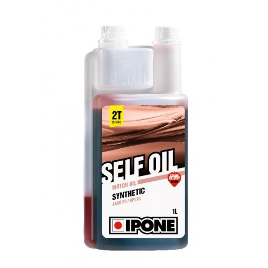 Oil -IPONE- SELF OIL semi-synthetic, with strawberry aroma 2T 1L