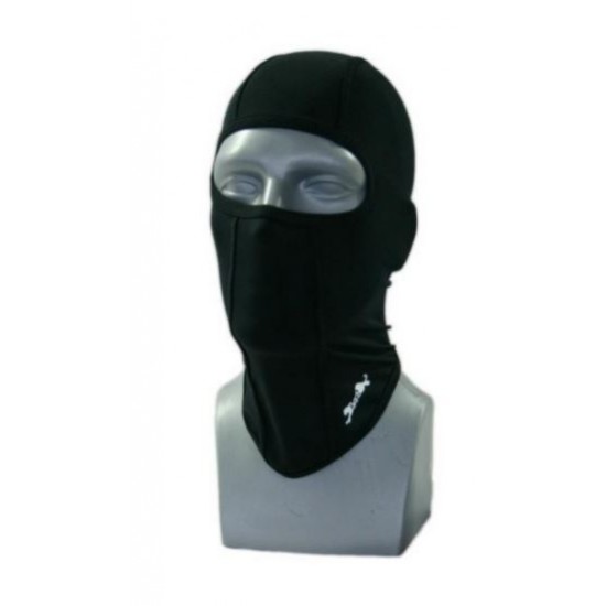 Balaclava -Bars- COOLMAX black, with one opening for the eyes, universal size