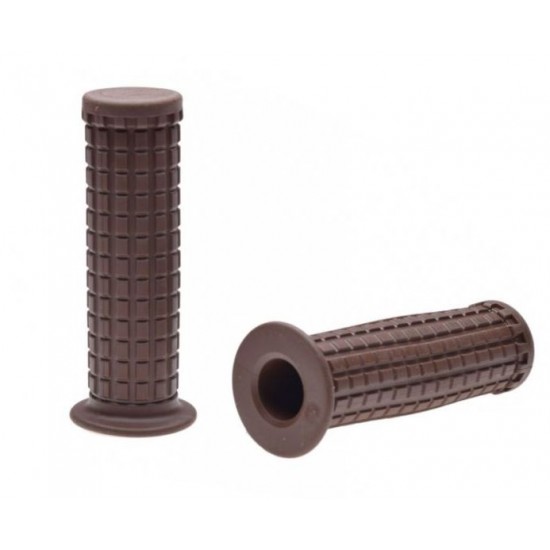 Grips -WM- Ф22mm/24mm, length 123mm, ribbed brown