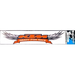 Nálepka -CD- 210x45mm KTM READY FOR RACE